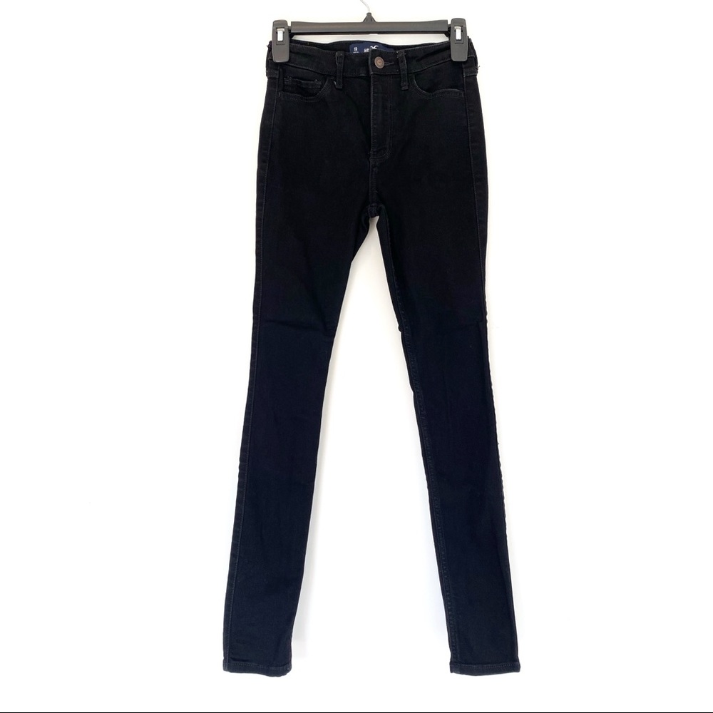 Hollister Black High Rise Skinny Jeans Size 1